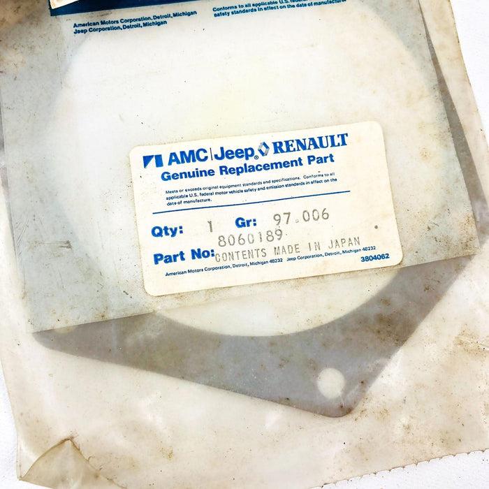 AMC Jeep 8060189 Gasket for Fuel Injection System Genuine OEM New Old Stock NOS
