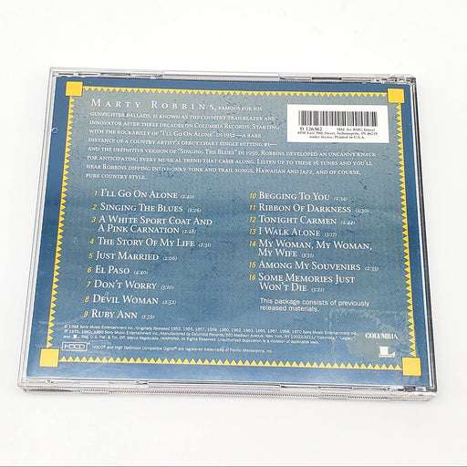 Marty Robbins 16 Biggest Hits Album CD Columbia 1998 CK 69320 2