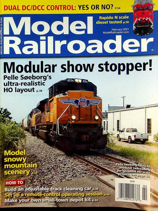 Model Railroader Magazine February 2021 Vol 88 No 2 Modular Show Stopper