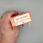 5x Yale R290 3/4 ST Flat Steel Key Steel Pin NOS 4