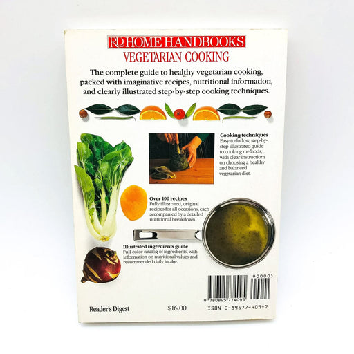 Vegetarian Cooking Paperback Sarah Brown 1992 Reader's Digest Cookbook Recipes 2