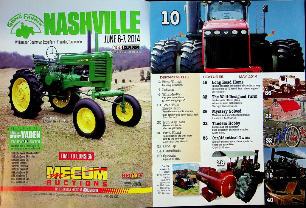 Farm Collector Magazine May 2014 Vol 16 # 10 1912 Wood Bros