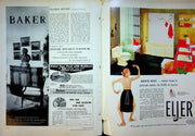 House and Garden Magazine March 1957 White in Decorating House Seated Dinners 7