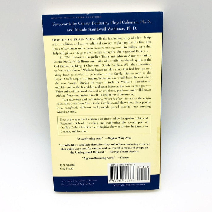 Hidden In Plain View Paperback Jacqueline L Tobin 1999 Underground Railroad 19th 2