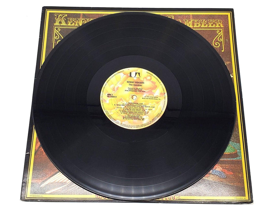 Kenny Rogers The Gambler 33 RPM LP Record United Artists 1978 UA-LA934-H Copy 1 5