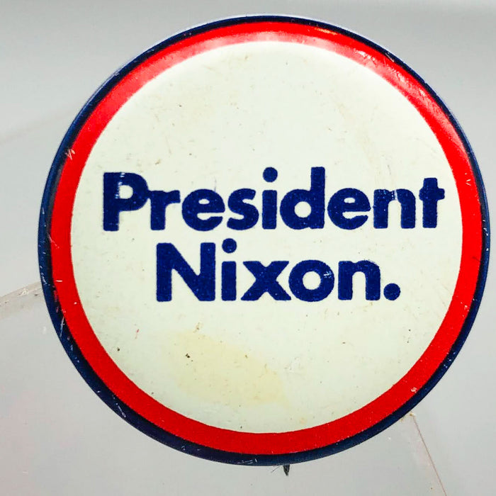 President Nixon Button Pin 1" Vintage Political Campaign Watergate COADCO 1