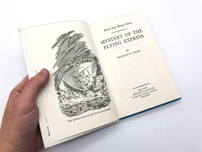 Hardy Boys Mystery of the Flying Express No 20 Franklin W. Dixon 1970 Grosset HC 6