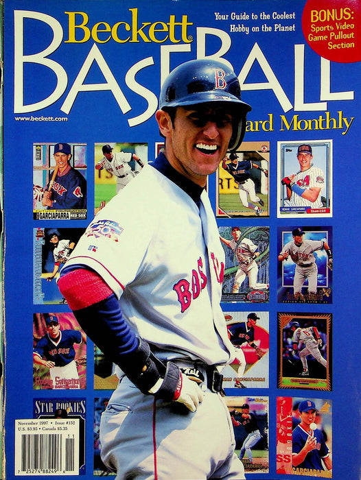 Beckett Baseball Magazine November 1997 # 152 Nomar Garciaparra Randy Johnson 1