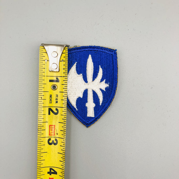 WW2 US Army Patch 65th Infantry Division Battle Axe Halberd Shield European 1