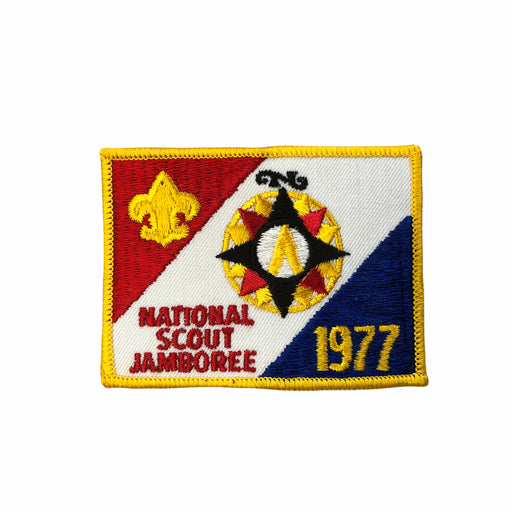 Boy Scouts of America BSA National Scout Jamboree Patch 1977 Medium Paper Back 1