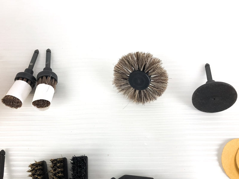 Dart Automotive Detailing Kit 5109 25-Piece Set Horse Hair, Brass, Poly Brushes 5