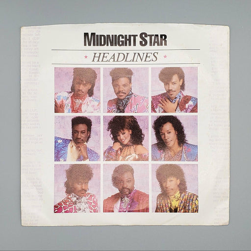 Midnight Star Headlines Single Record Solar 1986 7-69547 1