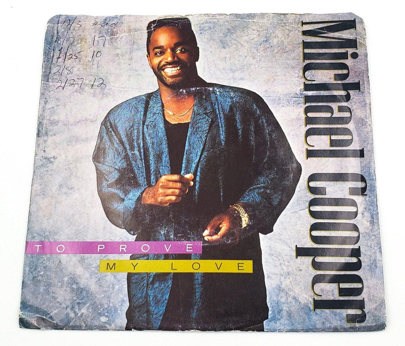 Michael Cooper To Prove My Love 45 RPM Single Record Warner Bros 1987 7-28200 1