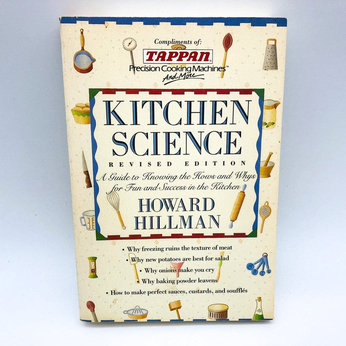 Kitchen Science Paperback Howard Hillman 1989 Cookery Techniques How Tos 1