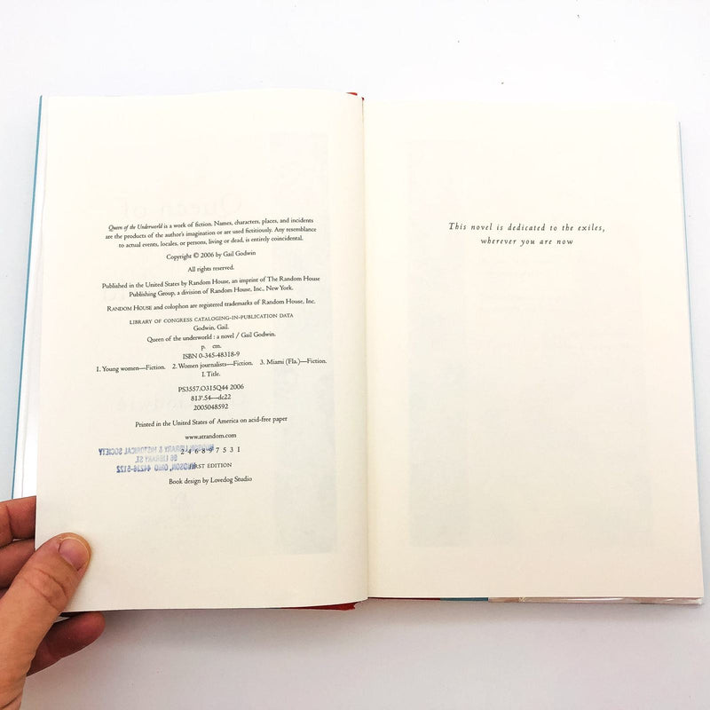 Queen of The Underworld Hardcover Gail Godwin 2006 Fidel Castro Miami Reporter 8