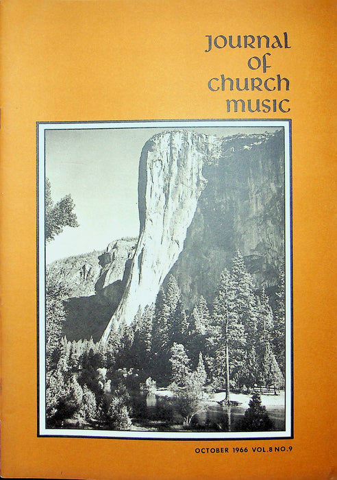 Journal of Church Music Magazine Oct 1966 Singer's Manual of English Diction 1