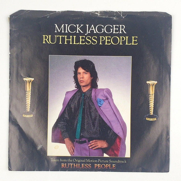 Mick Jagger Ruthless People Record 45 RPM Single 34-06211 Epic 1986 1