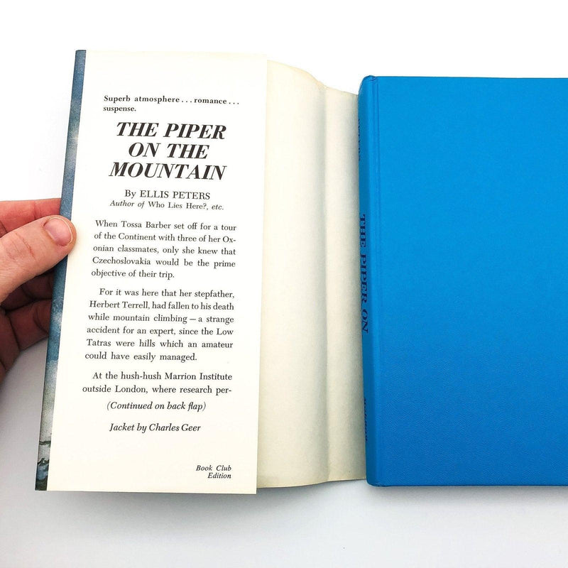 The Piper On The Mountain Hardcover Ellis Peters 1966 Romantic Suspense Book Clu 6