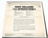 Andy Williams Call Me Irresponsible 33 RPM LP Record Columbia 1964 CS 8971 2
