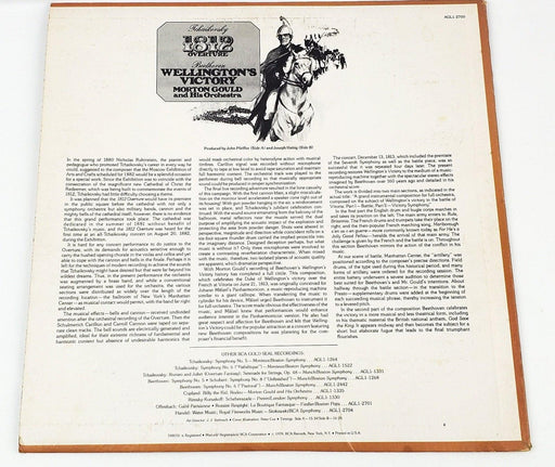 Morton Gould Tchaikovsky 1812 Overture Record 33 RPM LP AGL1-2700 RCA 1978 2