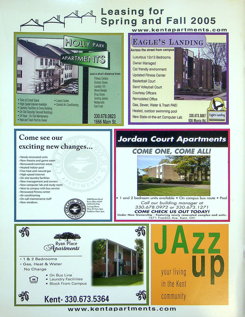 The Burr Magazine Spring 2005 Oscar Ritchie Hall Kent KSU Devo 80s Icon Knitwits