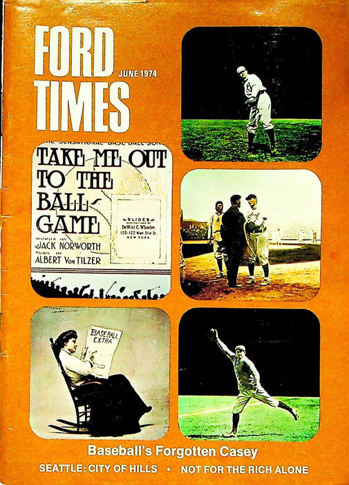 Ford Times Magazine June 1974 Baseball Katie Casey Take Me Out To The Ball Game