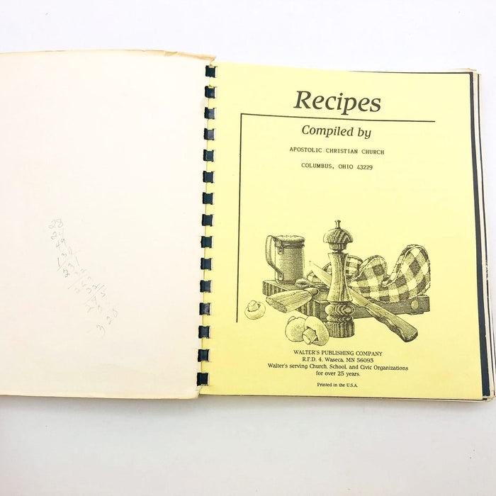 Favorite Recipes From Our Best Cooks Spiral Apostolic Christian Church 1985 6