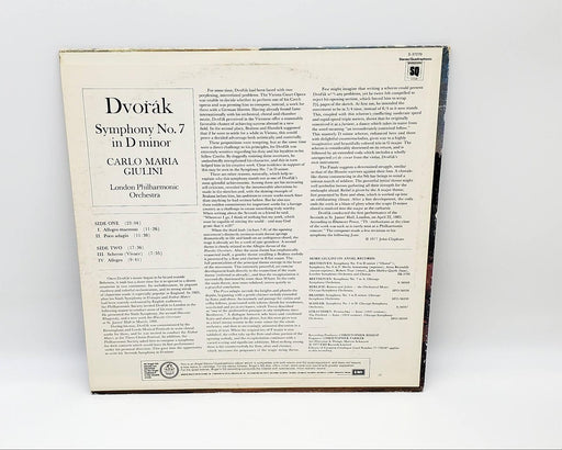 Antonín Dvořák Symphony No. 7 In D Minor LP Record Angel Records 1977 S-37270 2