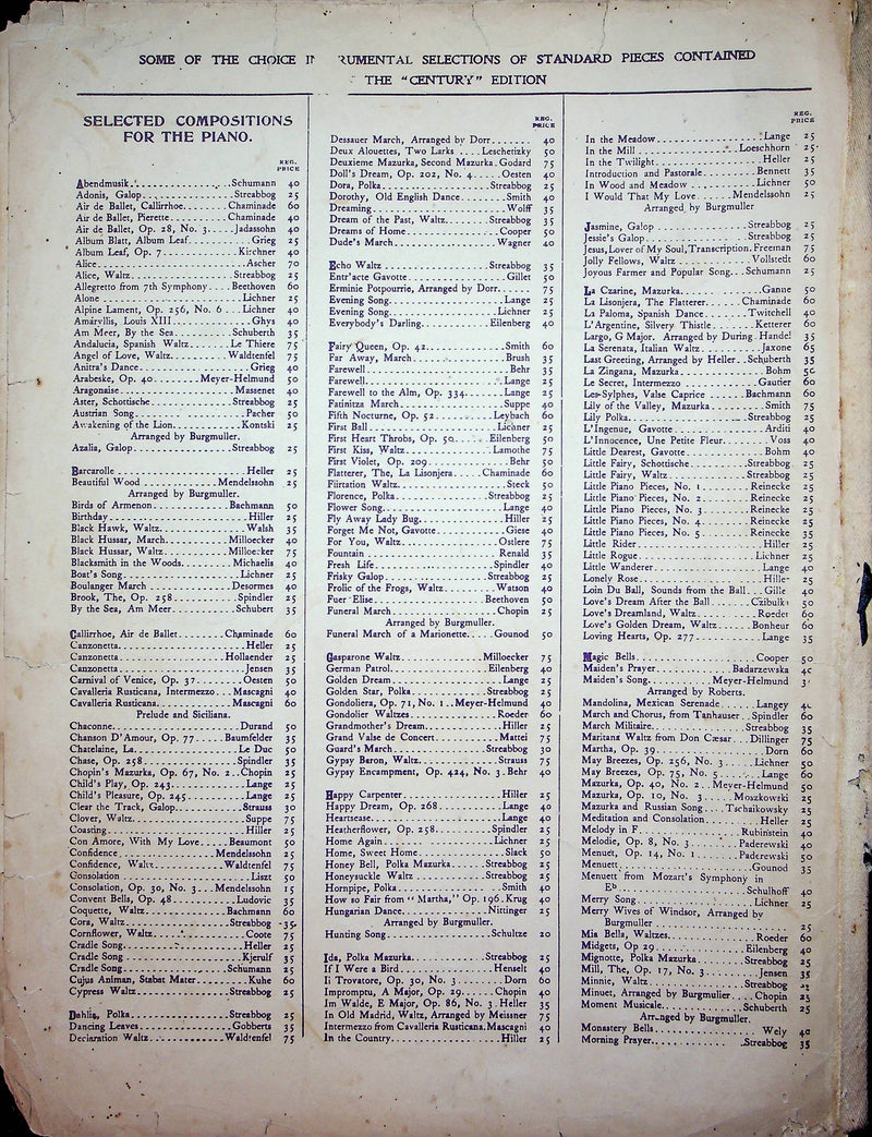 The Mill A Jensen Vintage Sheet Music Piano Op17 No3 Salon Compositions 1930s 6