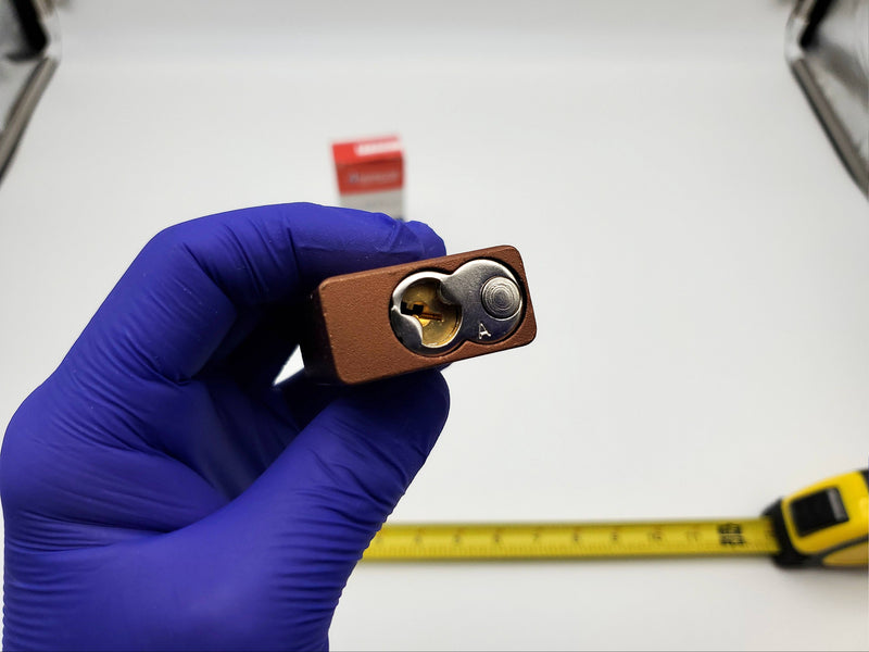 American Lock Padlock 1106D Solid Body 1.5" Shackle Dark Bronze Color USA Made