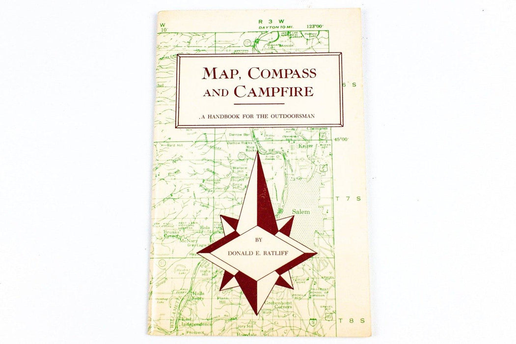 Map Compass And Campfire by Donald E. Ratliff 1974 1