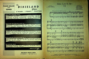 Vintage Sheet Music Make Love To Me Bill Norvas Leon Roppolo Paul Mares Melrose 2
