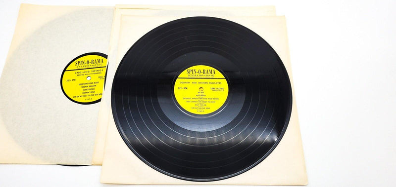 Country Western 33 RPM Triple LP Record Burl Ives, Tex Ritter, Red Ingle 6