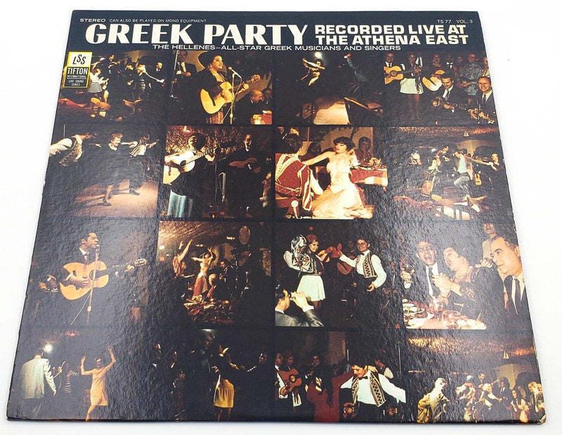 The Hellenes Recorded Live At The Athena East 33 RPM LP Record Tifton 1