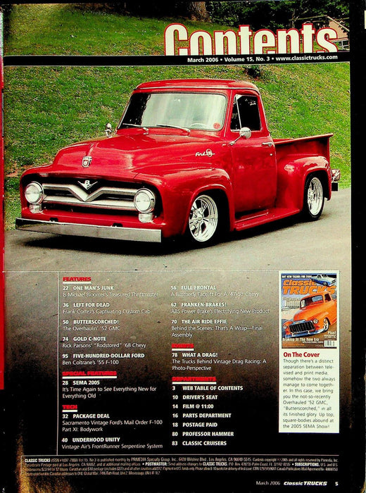 Classic Trucks Magazine March 2006 Vol 15 # 3 Overhauled Jimmy