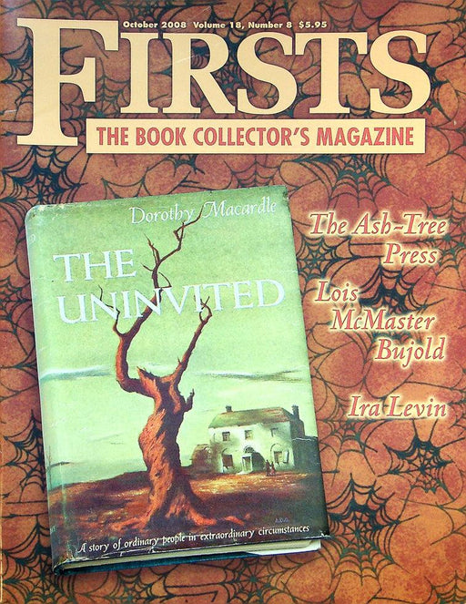 Firsts Magazine October 2008 Vol 18 No 8 Lois McMaster & Ira Levin 1