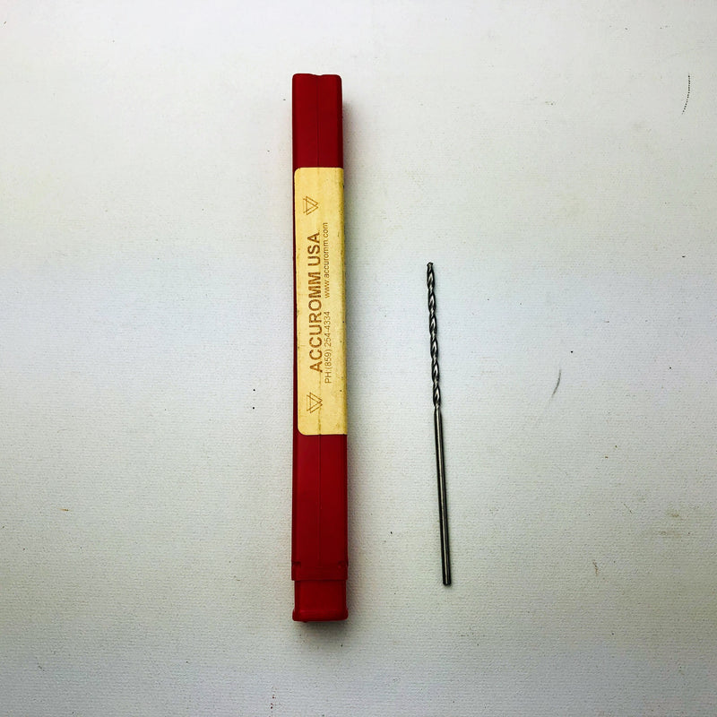 1pk Carbide Drill Bit Coolant Fed 7MM x 4-1/4" OAL 2-3/8" LOC Accuromm TAD-470A