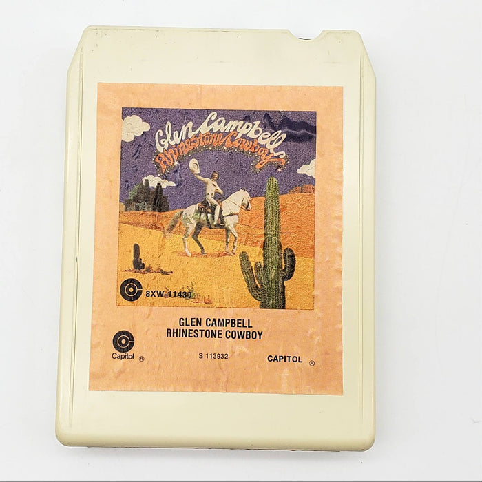 Glen Campbell Rhinestone Cowboy 8-Track Tape Album Capitol Records 1975