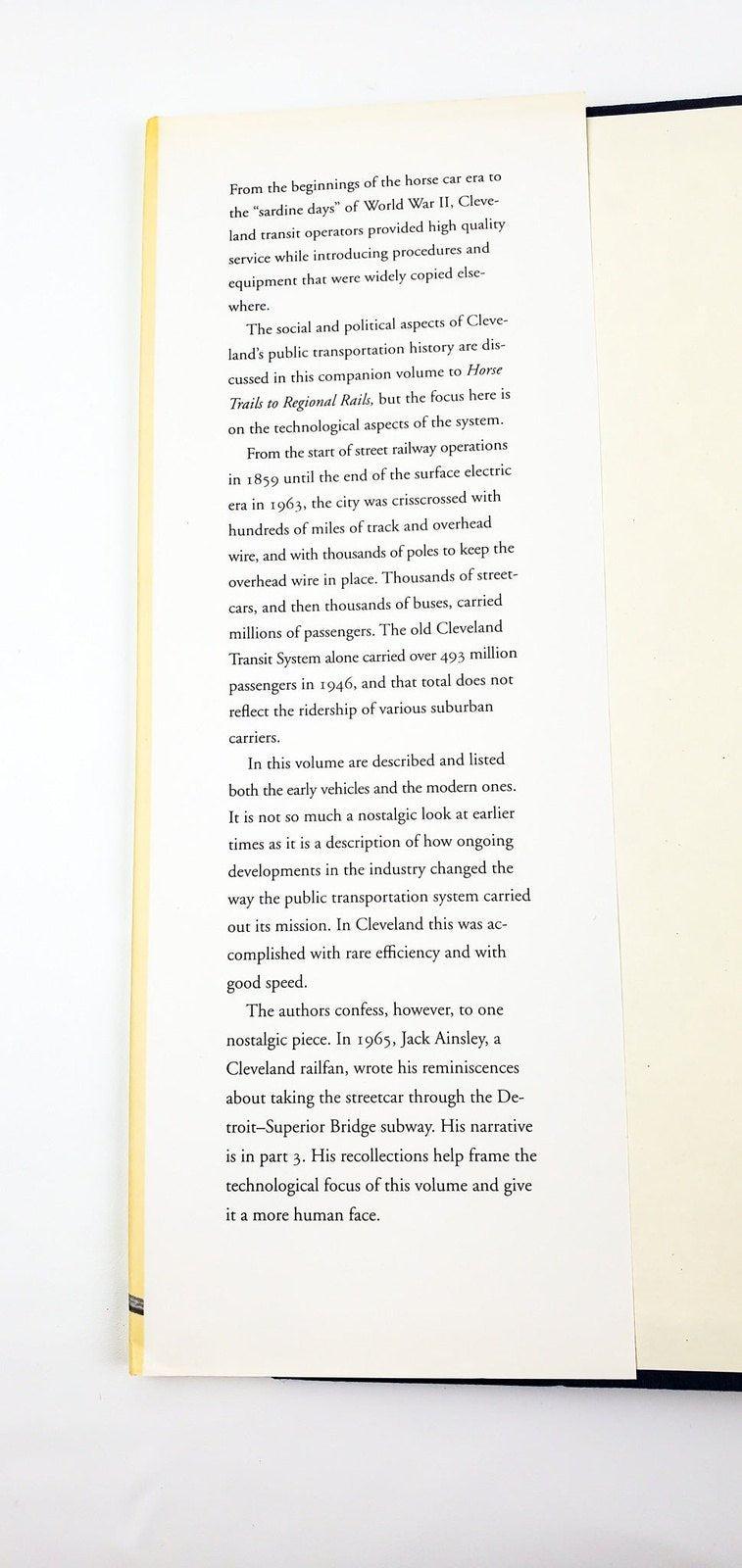 Cleveland's Transit Vehicles Equipment and Tech James A Toman 1996 Kent State 3