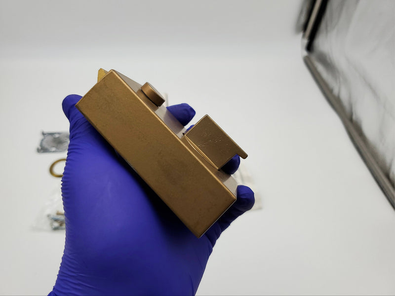 Yale Rim Door Lock No 36 for 1-3/8 & 2-1/4" Doors Brass No Cylinder