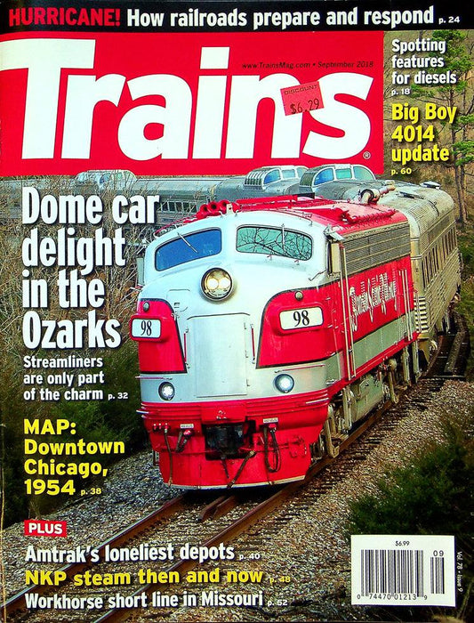 Trains Magazine September 2018 Vol 78 No 9 Dome Car Delight In The Ozarks