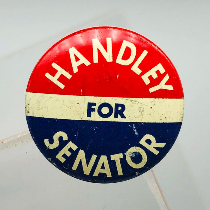 Harold Handley For Senator Button Pin .75" Indiana Political Campaign Union 8