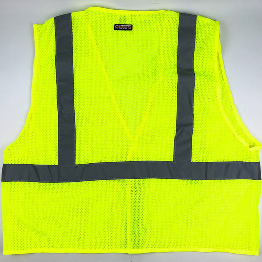 2pk Safety Vest Reflective 3XL Hi Visibility Lime Yellow Mesh ML Kishigo 13590 2