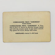 1940s Leaf Card-O Aeroplanes Card Consolidated PB2Y2 Coronado Series C US WW2 6