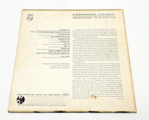 The Serendipity Singers The Serendipity Singers 33 RPM LP Record Philips 1964 2