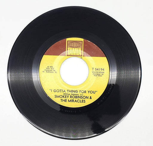 Smokey Robinson Who's Gonna Take The Blame 45 Single Record Tamla 1970 T 54194 1