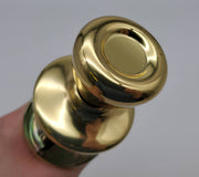 Kwikset Door Knob Bright Brass US3 Passage Latch Tylo 200T BS NOS 1