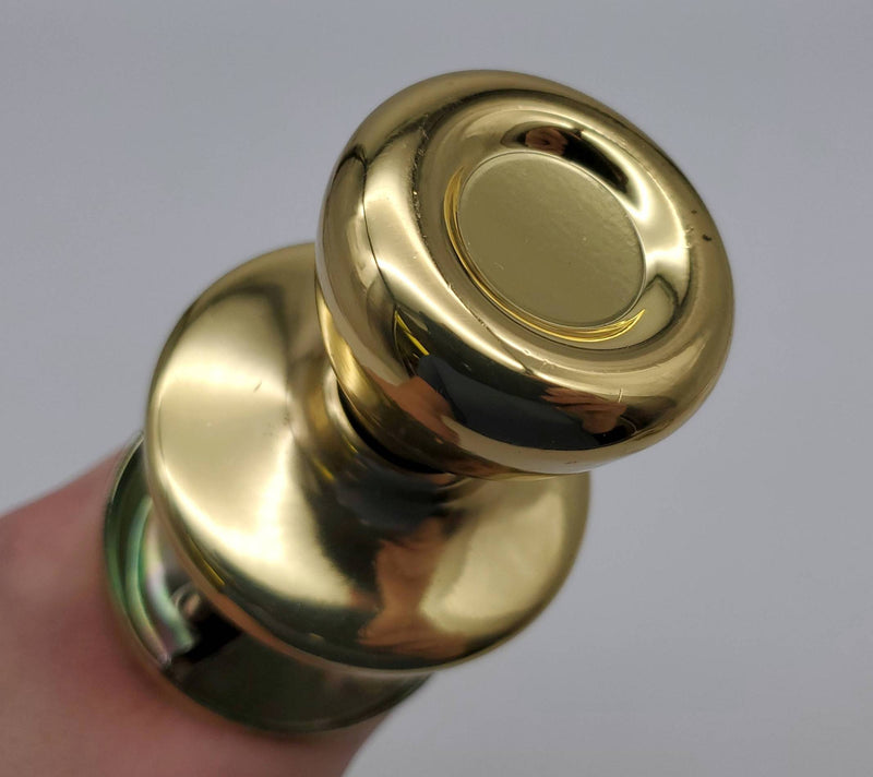 Kwikset Door Knob Bright Brass US3 Passage Latch Tylo 200T BS NOS 1