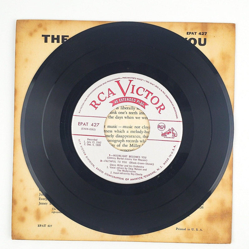 Glenn Miller The Nearness Of You Record 45 RPM EP EPAT 427 RCA Victor 1954 4