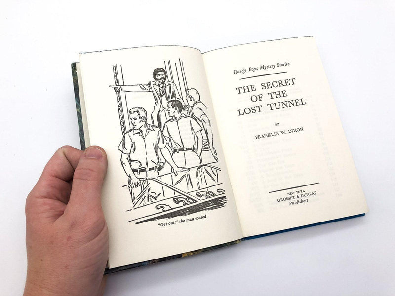 Hardy Boys The Secret of the Lost Tunnel No 29 Franklin W. Dixon 1968 Grosset HC 6